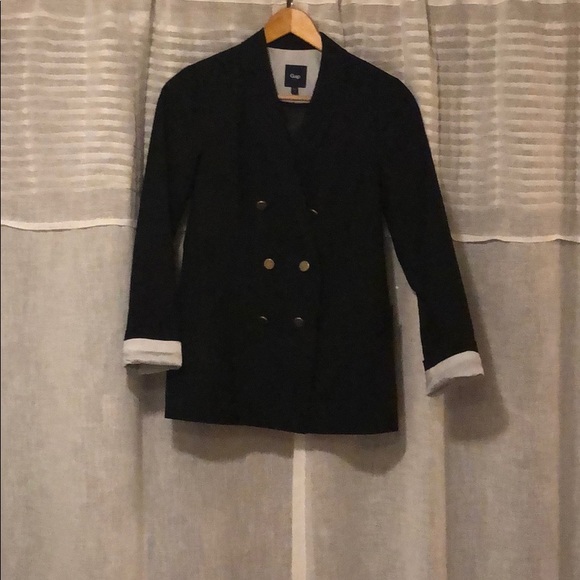 GAP - Blazer with gold buttons & striped liner - Picture 2 of 5